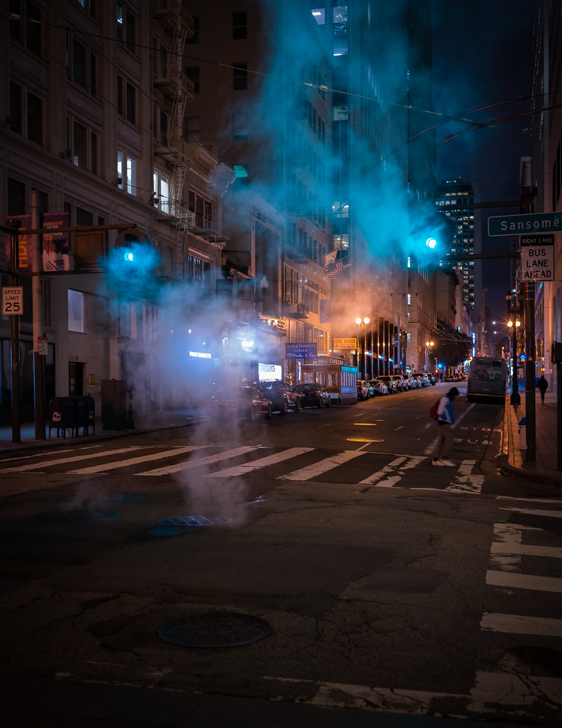 旧金山桑瑟姆街之夜，当代街拍选集 摄