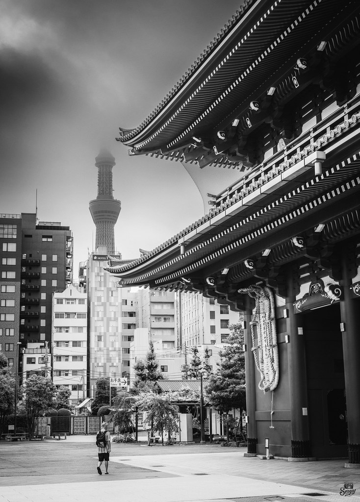 浅草寺与东京晴空塔，当代街拍选集 摄